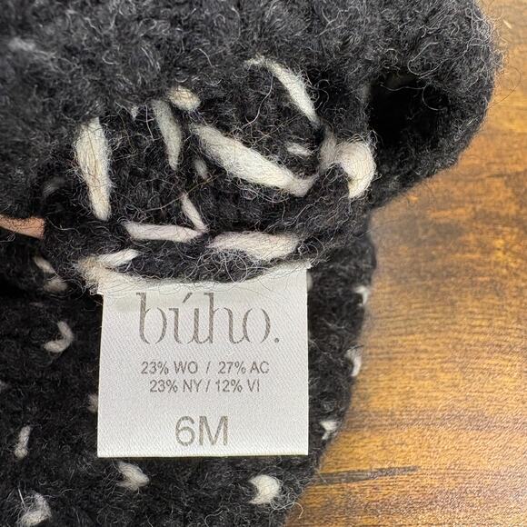 Buho Barcelona Knit Romper Size 6 Months Overalls Wool Blend Winter Classic - Picture 4 of 12